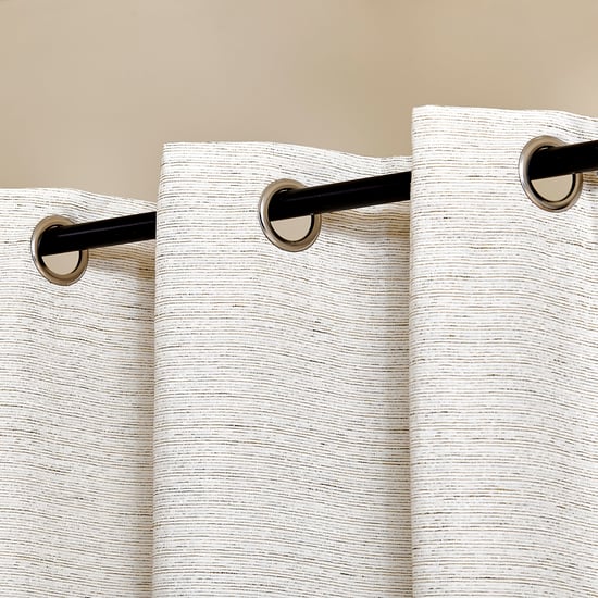 Drift Melange Set of 2 Blackout Door Curtains - 7.2ft (220cm)