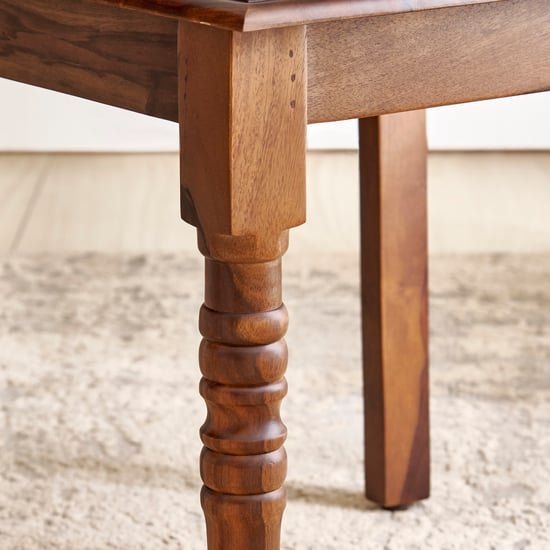 Kian NXT Set of 2 Sheesham Wood Dining Chairs - Brown