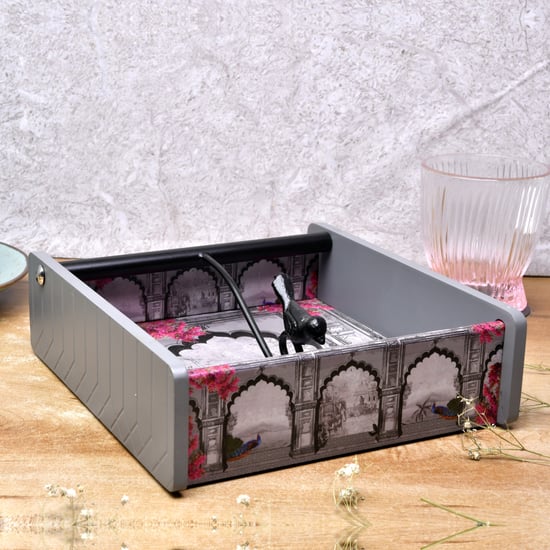 HOME SPARKLE Wooden Printed Napkin Holder