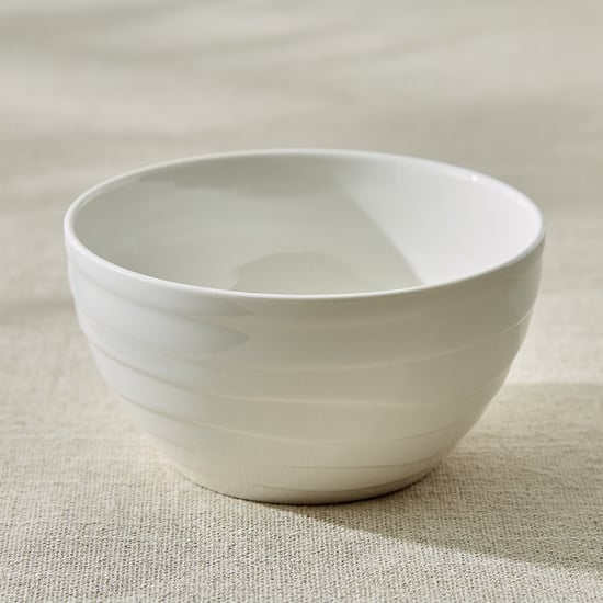 Marshmallow Meandro Bone China Katori - 340ml