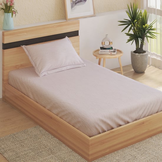 Nesta Cotton 180TC Striped 2Pc Single Bedsheet Set