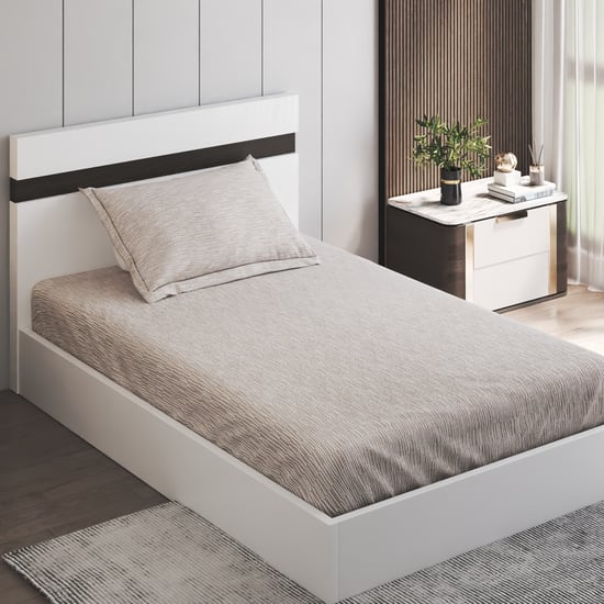 Nesta Cotton 180TC Striped 2Pc Single Bedsheet Set