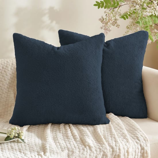 LUXE HOME Set of 2 Fuzzy Cushion Covers - 40x40cm