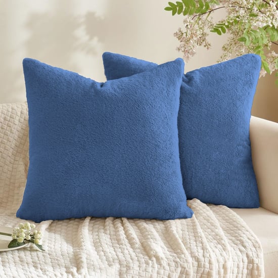 LUXE HOME Set of 2 Fuzzy Cushion Covers - 40x40cm