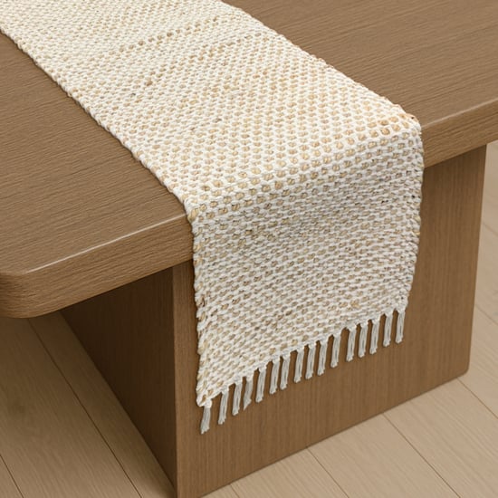 LUXE HOME Woven Table Runner