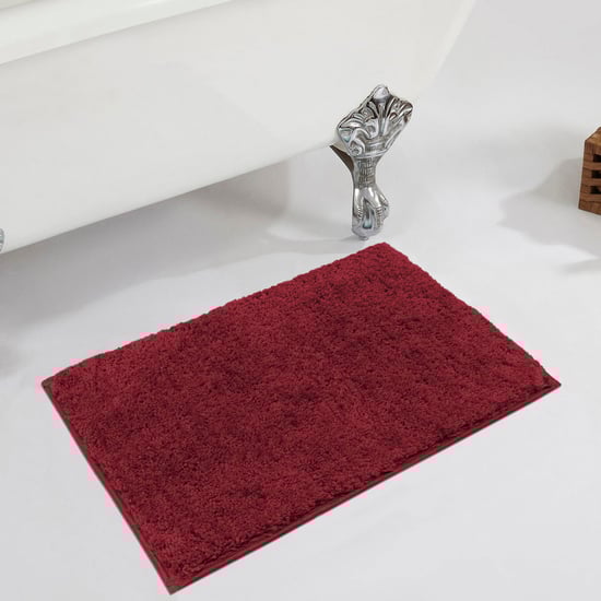 LUXE HOME INTERNATIONAL Microfibre Anti-Slip Bath Mat - 60x40cm