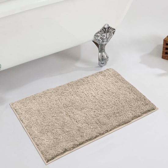 LUXE HOME INTERNATIONAL Vegas Microfibre Anti-Slip Bath Mat - 60x40cm
