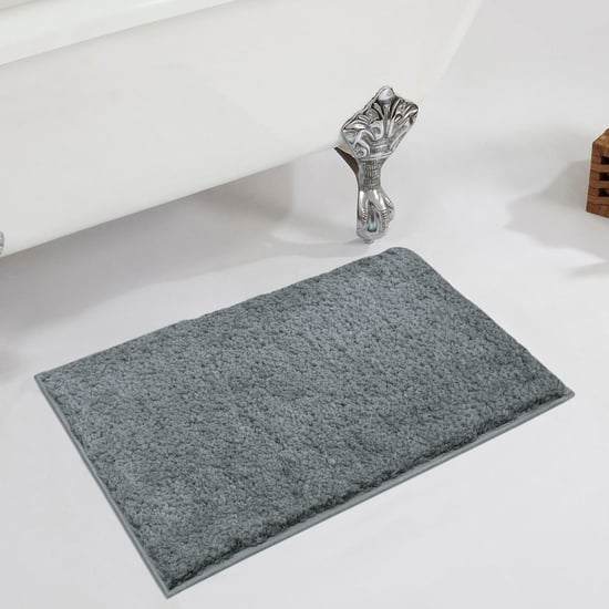 LUXE HOME INTERNATIONAL Microfibre Anti-Slip Bath Mat - 60x40cm