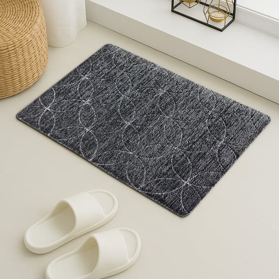 LUXE HOME Phuket Loop PVC Doormat - 60x40cm