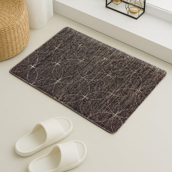 LUXE HOME Phuket Loop PVC Doormat - 60x40cm