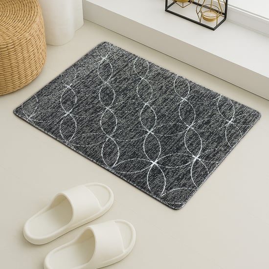 LUXE HOME Phuket Loop PVC Doormat - 60x40cm