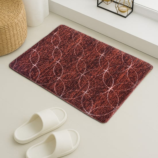 LUXE HOME Phuket Loop PVC Doormat - 60x40cm