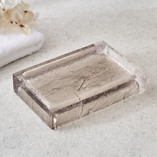 Nova Ashfall Polyresin Soap Dish