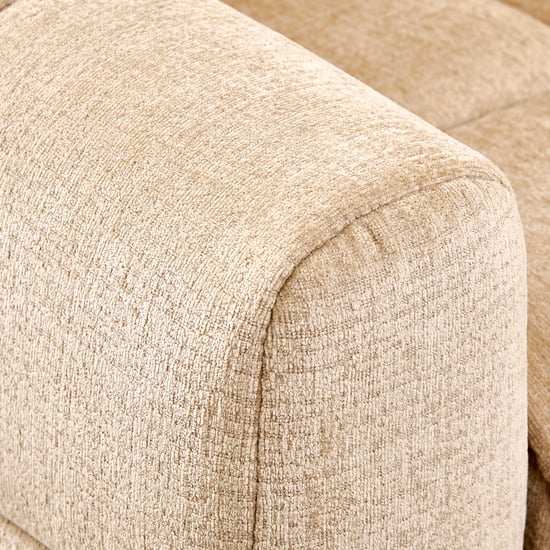 Mallory Fabric 3-Seater Electric Sofa Bed - Beige