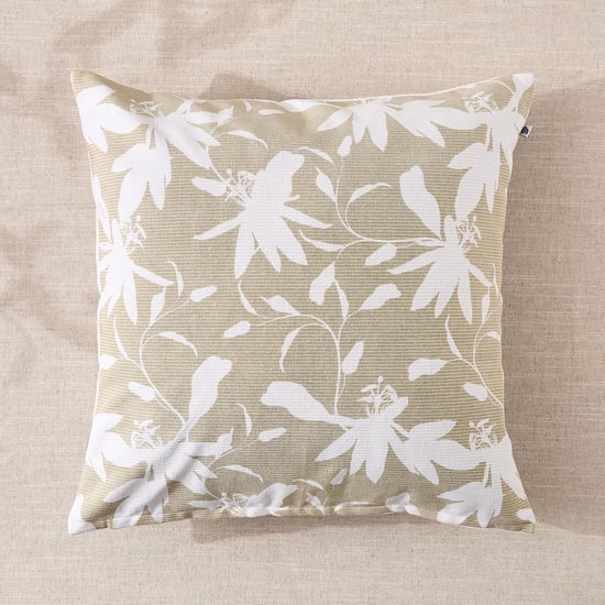 Stria Flora Printed Cushion Cover - 45x45cm