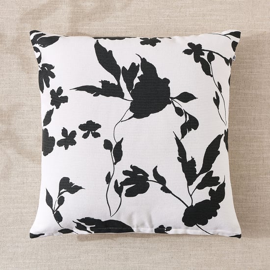 Stria Monochrome Printed Cushion Cover - 45x45cm
