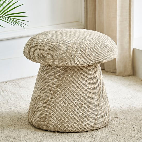 Willy Fabric Ottoman - Beige