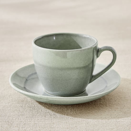 Earthbound Terrene Stoneware Cup and Saucer - 180ml