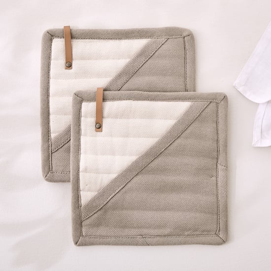Nesta Loom Set of 2 Cotton Pot Holders