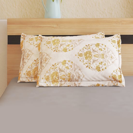 Ezra Gul Set of 2 Ethnic Print Pillow Covers - 70x45cm