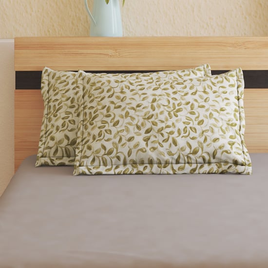 Ezra Leafora Set of 2 Printed Pillow Covers - 70x45cm