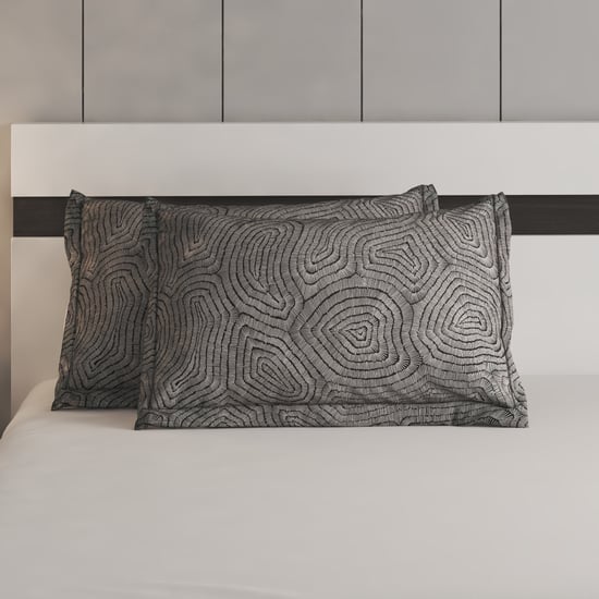 Ezra Mineral Set of 2 Printed Pillow Covers - 70x45cm
