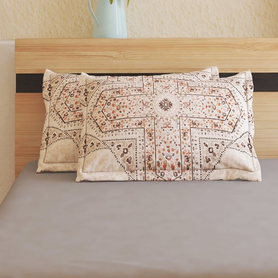 Ezra Naida Set of 2 Ethnic Print Pillow Covers - 70x45cm