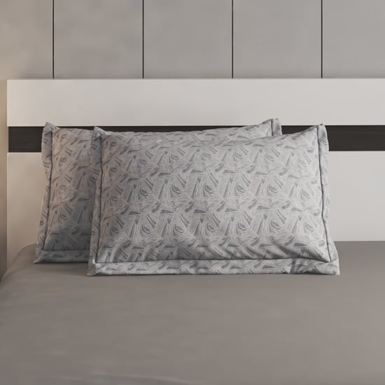 Ezra Ocean Set of 2 Printed Pillow Covers - 70x45cm