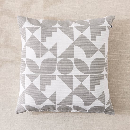 Stria Pattern Printed Cushion Cover - 45x45cm