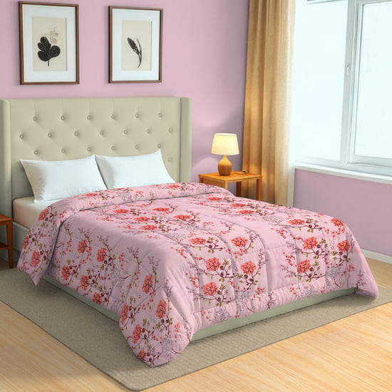 SWAYAM Ananda Cotton Floral Print Double Comforter