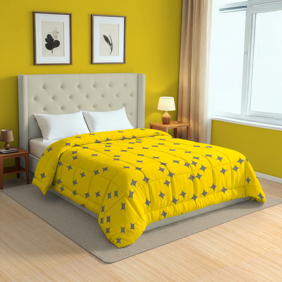 SWAYAM Big Boss Microfibre Geometric Print Double Comforter