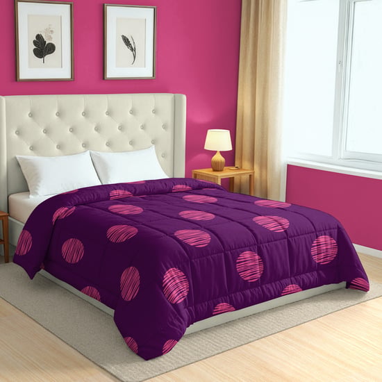 SWAYAM Big Boss Microfibre Geometric Print Double Comforter