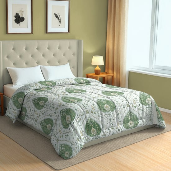 SWAYAM Grand Opal Ethnic Print Double Comforter