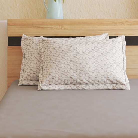 Oxford Set of 2 Printed Pillow Covers - 70x45cm