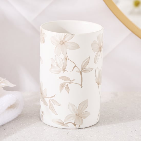 Mekong Aura Ceramic Floral Print Holder