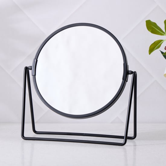 Aubree Edge Metal Double-Sided Table Mirror