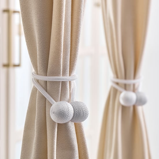 Oak Set of 2 Curtain Tiebacks - 43cm