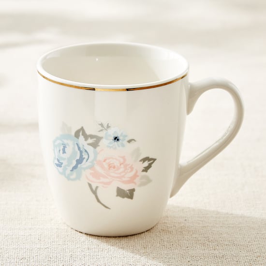 Colbert Bone China Floral Print Coffee Mug - 240ml