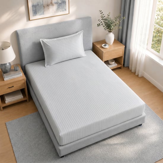 Juniper Striped 2Pcs Single Bedsheet Set