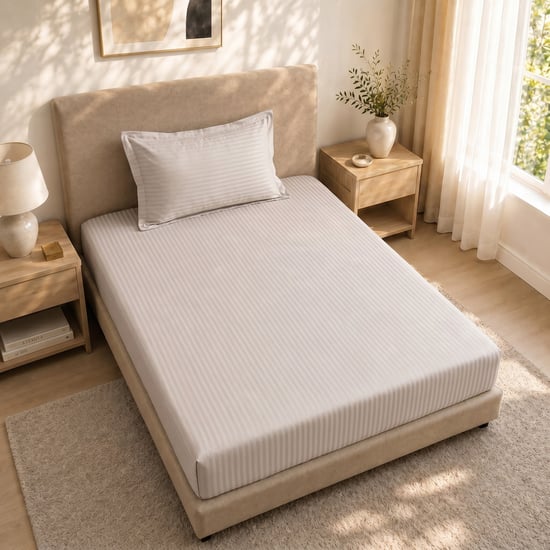 Juniper Striped 2Pcs Single Bedsheet Set