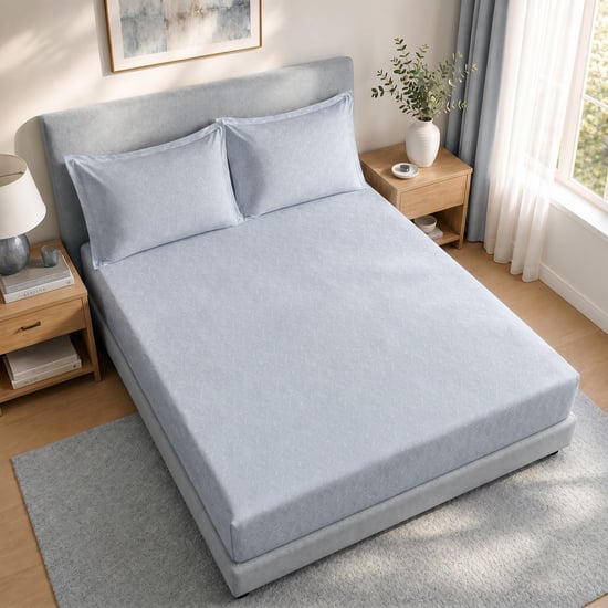 Juniper Printed 3Pcs Queen Bedsheet Set