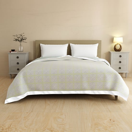 LAYERS Forever Cotton Geometric Print Reversible Double Dohar