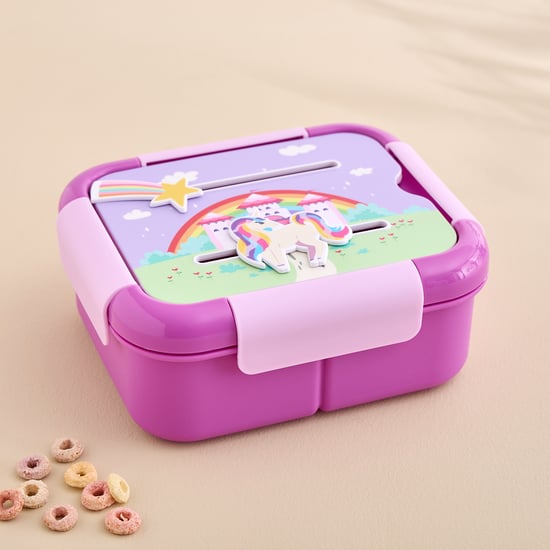 Back To School Jexa Kids Polypropylene Partitioned Lunch Box - 1.3L
