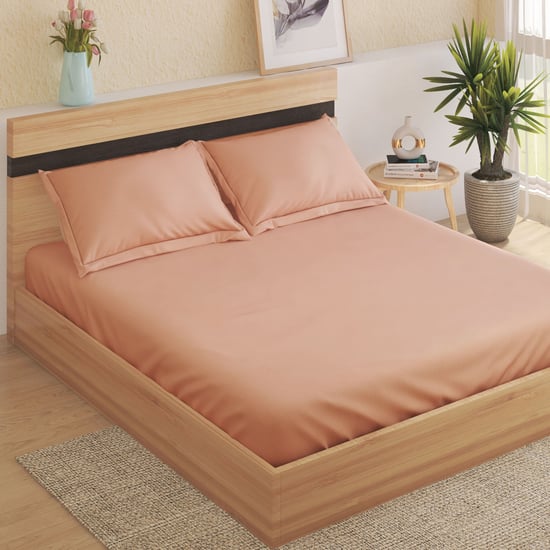 Campbell Sateen Cotton 210TC Striped 3Pcs Super King Bedsheet Set
