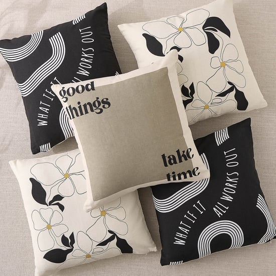 Vera Good Set of 5 Printed Cushion Covers - 40x40cm