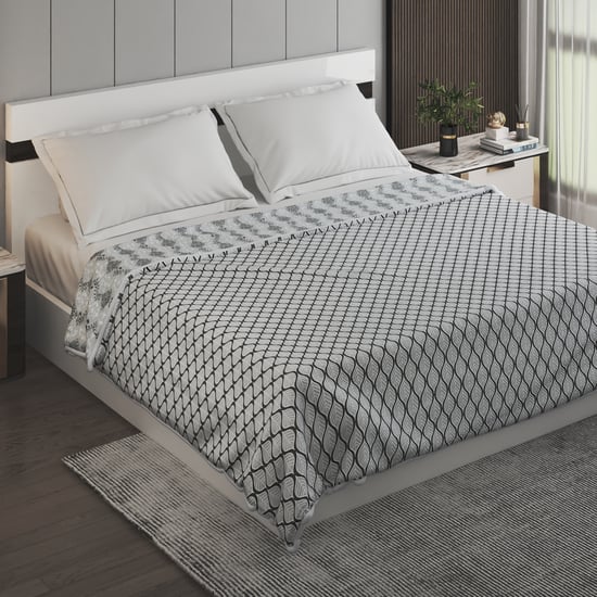 Belmont Marcos Cotton Printed Reversible Double Dohar