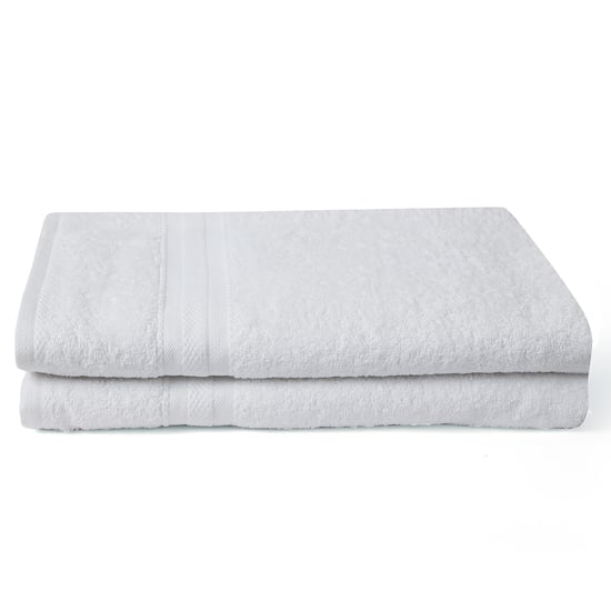 LAYERS Aqua Plush Set of 2 Cotton Bath Towels - 150x75cm