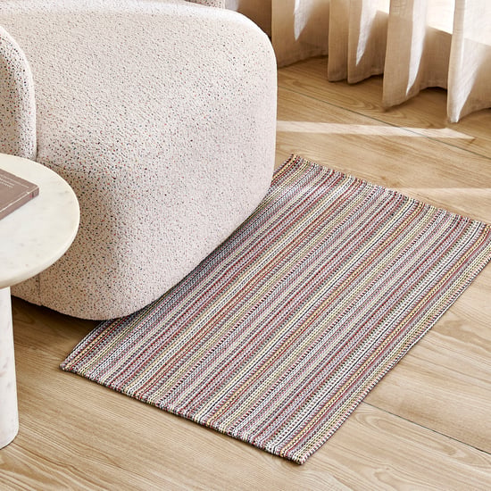Freda Cotton Woven Dhurrie - 80x50cm