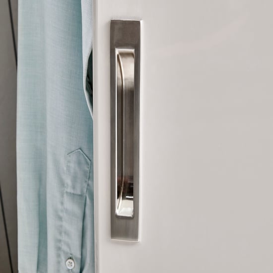 Cashmere 2-Door Sliding Wardrobe with Mirrors - Grey