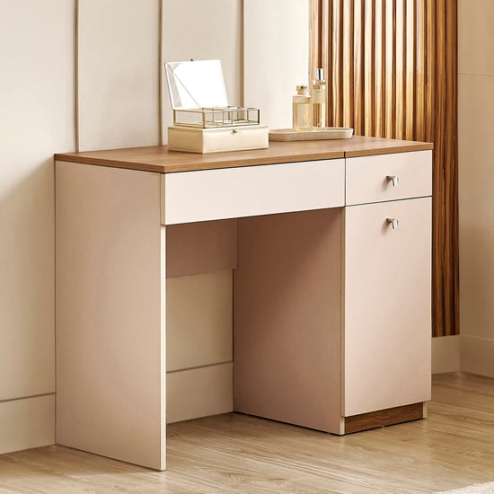 Nesta Dresser Mirror with Stool - Walnut
